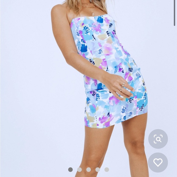 Princess Polly Dresses & Skirts - Graceful mini dress blue princess polly